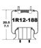 1R12-188 by CONTINENTAL AG - [FORMERLY GOODYEAR] Air Spring Rolling Lobe