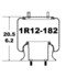 1R12-182 by CONTINENTAL AG - [FORMERLY GOODYEAR] Air Spring Rolling Lobe