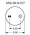 1R12-555 by CONTINENTAL AG - [FORMERLY GOODYEAR] Air Spring Rolling Lobe