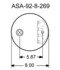 1R12-586 by CONTINENTAL AG - [FORMERLY GOODYEAR] Air Spring Rolling Lobe