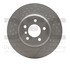 644-31114 by DYNAMIC FRICTION COMPANY - GEOSPEC Coated Rotor - Dimpled and Slotted