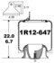 1R12-647 by CONTINENTAL AG - Air Spring Rolling Lobe