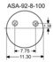 1R14-039 by CONTINENTAL AG - [FORMERLY GOODYEAR] AIR SPRING