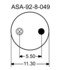 1R14-042 by CONTINENTAL AG - [FORMERLY GOODYEAR] Air Spring Rolling Lobe