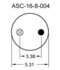 1R8-034 by CONTINENTAL AG - [FORMERLY GOODYEAR] Air Spring Rolling Lobe