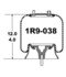 1R9-038 by CONTINENTAL AG - [FORMERLY GOODYEAR] Air Spring Rolling Lobe