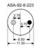 1R14-094 by CONTINENTAL AG - [FORMERLY GOODYEAR] Air Spring Rolling Lobe