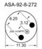 1R14-182 by CONTINENTAL AG - [FORMERLY GOODYEAR] Air Spring Rolling Lobe