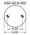 2B12-425 by CONTINENTAL AG - Air Spring Bellows