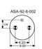 2B12-425 by CONTINENTAL AG - Air Spring Bellows