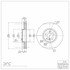 900-31145 by DYNAMIC FRICTION COMPANY - Hi- Carbon Alloy GEOMET Coated