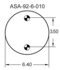 Continental AG 2B9-253 Suspension Air Spring Kit [FORMERLY GOODYEAR] Air Spring Bellows