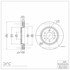 90054204 by DYNAMIC FRICTION COMPANY - DFC Hi-Carbon Alloy GEOMET Coated Rotor