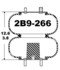 2B9-266 by CONTINENTAL AG - [FORMERLY GOODYEAR] AIR SPRING