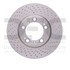 920-02033D by DYNAMIC FRICTION COMPANY - Hi-Carbon Alloy Rotor - Drilled