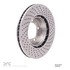 920-02032D by DYNAMIC FRICTION COMPANY - Hi-Carbon Alloy Rotor - Drilled