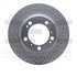 920-02039 by DYNAMIC FRICTION COMPANY - Hi-Carbon Alloy Rotor - Drilled