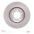 920-02041D by DYNAMIC FRICTION COMPANY - Hi-Carbon Alloy Rotor - Drilled