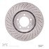 920-02046D by DYNAMIC FRICTION COMPANY - Hi-Carbon Alloy Rotor - Drilled