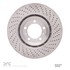 920-02045D by DYNAMIC FRICTION COMPANY - Hi-Carbon Alloy Rotor - Drilled
