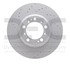 920-02066D by DYNAMIC FRICTION COMPANY - Hi-Carbon Alloy Rotor - Drilled