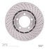 920-02069D by DYNAMIC FRICTION COMPANY - Hi-Carbon Alloy Rotor - Drilled