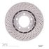 920-02068D by DYNAMIC FRICTION COMPANY - Hi-Carbon Alloy Rotor - Drilled