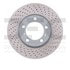 920-02068D by DYNAMIC FRICTION COMPANY - Hi-Carbon Alloy Rotor - Drilled
