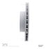 920-02068D by DYNAMIC FRICTION COMPANY - Hi-Carbon Alloy Rotor - Drilled
