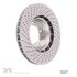 920-02068D by DYNAMIC FRICTION COMPANY - Hi-Carbon Alloy Rotor - Drilled