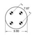 1R11-249 by CONTINENTAL AG - [FORMERLY GOODYEAR] Air Spring Rolling Lobe