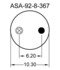 1R11-249 by CONTINENTAL AG - [FORMERLY GOODYEAR] Air Spring Rolling Lobe