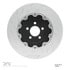 91040036 by DYNAMIC FRICTION COMPANY - DFC Hi-Carbon Alloy GEOMET Coated Rotor - Slotted