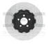 91040036 by DYNAMIC FRICTION COMPANY - DFC Hi-Carbon Alloy GEOMET Coated Rotor - Slotted