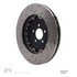 910-40036A by DYNAMIC FRICTION COMPANY - Hi-Carbon Alloy Rotor - Slotted - Aluminum Hat