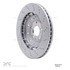 920-73056A by DYNAMIC FRICTION COMPANY - Hi-Carbon Alloy Rotor - Drilled - Aluminum Hat