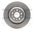 920-79008 by DYNAMIC FRICTION COMPANY - Hi-Carbon Alloy Rotor - Drilled