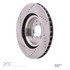 920-84000 by DYNAMIC FRICTION COMPANY - Hi-Carbon Alloy Rotor - Drilled