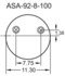 1R14-201 by CONTINENTAL AG - [FORMERLY GOODYEAR] Air Spring Rolling Lobe