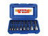 XZN400 by VIM TOOLS - 9 Pc. 4" Long XZN Triple Square Driver Set, S2 Stainless Steel