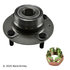 051-6133 by BECK ARNLEY - HUB AND BEARING ASSY