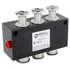 APSCO V-38 Multi-Purpose Hydraulic Control Valve Air Control Valve - 4-Way Push-Pull, 2-Position, Triple Spool, Double Acting