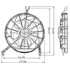 Global Parts Distributors 2811467 Engine Cooling Fan Assembly gpd Electric Cooling Fan 2811467