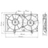 Global Parts Distributors 2811541 Engine Cooling Fan Assembly gpd Electric Cooling Fan 2811541