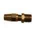 S-24624 by NEWSTAR - Air Brake Fitting - Straight Male Connector Brass Compression Fitting, 3/8" OD, 3/8" Thread Size