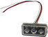 253SW-1 by PETERSON LIGHTING - 253S LED Ultra-Mini Strobing Light - White, Type 1