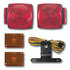 V540 by PETERSON LIGHTING - Trailer Light, Under 80", Complete Kit, 4.75"X4.50", red + white + amber, Viz Pack