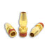 A68-6-6 by POWER PRODUCTS - Air Brake Male Connector, Brass, 3/8 x 3/8, with Threaded Seal, for Copper Tubing
