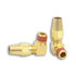 A69-6-4 by POWER PRODUCTS - Air Brake Male Elbow, Brass, 90°, 3/8 x 1/4, with Threaded Seal, for Copper Tubing