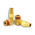 A69-6-6 by POWER PRODUCTS - Air Brake Male Elbow, Brass, 90°, 3/8 x 3/8, with Threaded Seal, for Copper Tubing